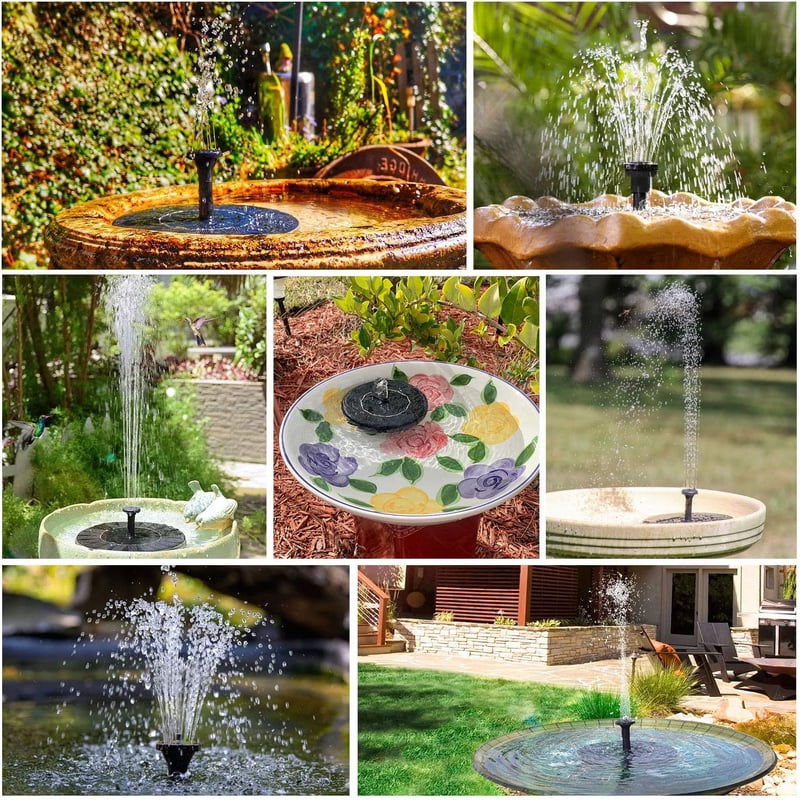 🔥Last Day Promotion - 49% OFF🔥Solar-Powered Bird Fountain Kit