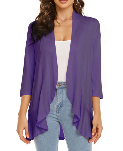 🔥Spring Discount Crazy Sale-49% OFF🌺-Women's Casual Lightweight Open Front Cardigans