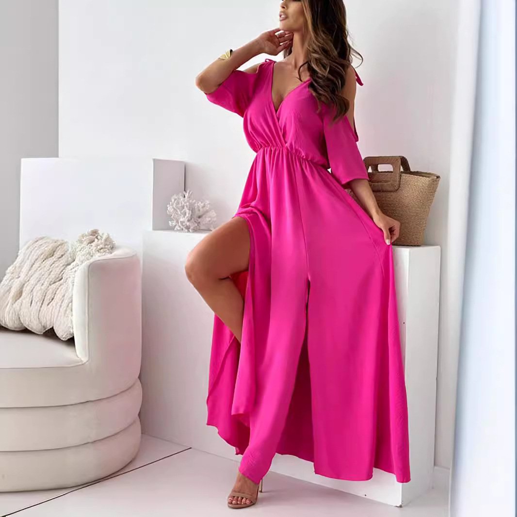 Maxi High Waist Maxi Dress