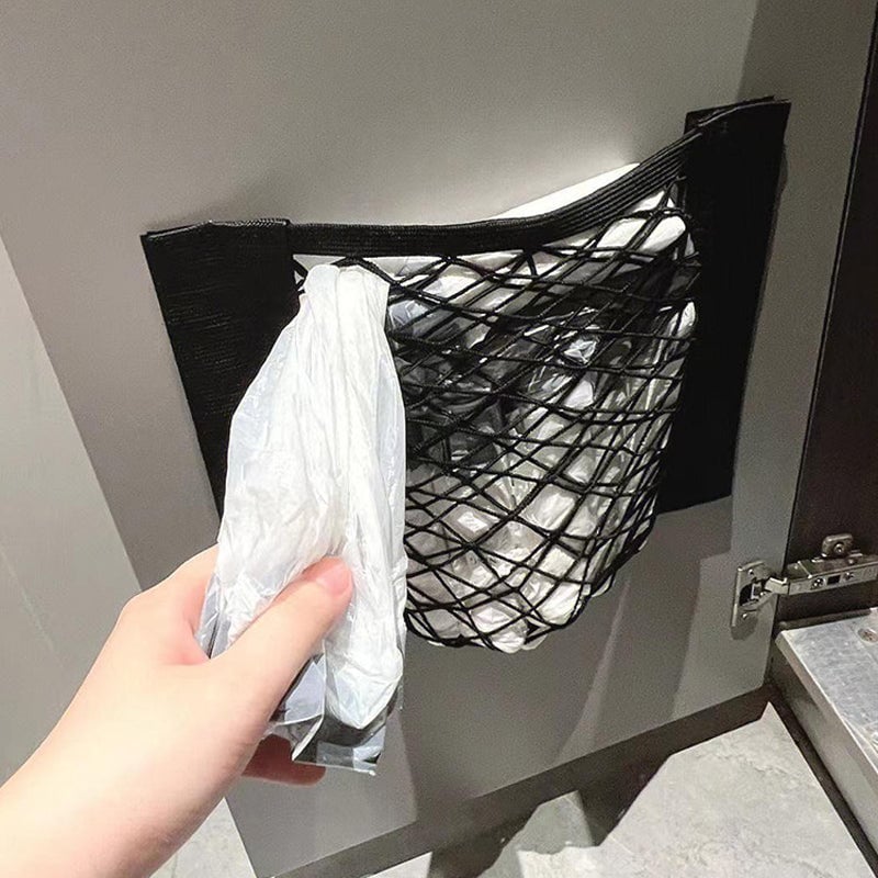 🌸Plastic Bag Storage Mesh Bag (With velcro strip)