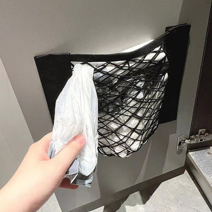 🌸Plastic Bag Storage Mesh Bag (With velcro strip)