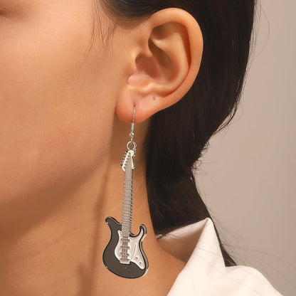 🎸Sparkling Guitar Earrings💫
