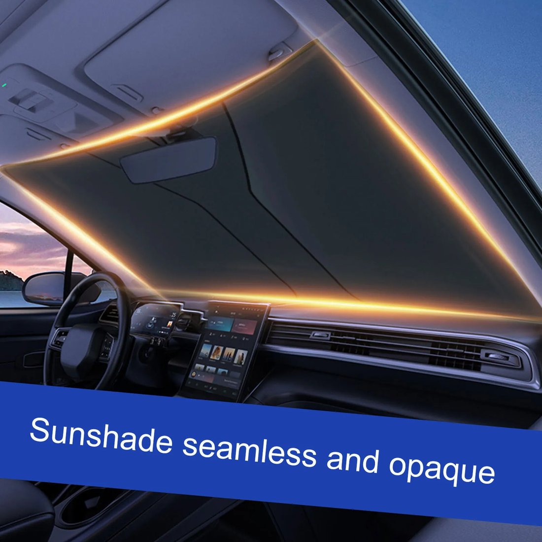 🏖️Universal Foldable Windshield Sun Shade