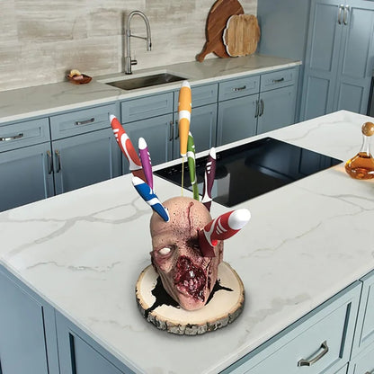 Horror Skeleton Knife Stand