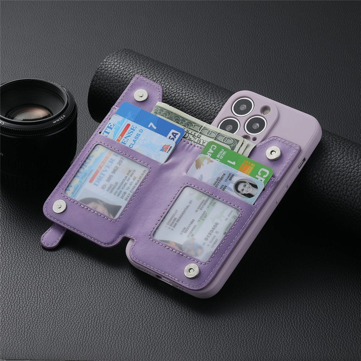 🔥Magnetic Liquid Silicone Shell With Zipper Wallet