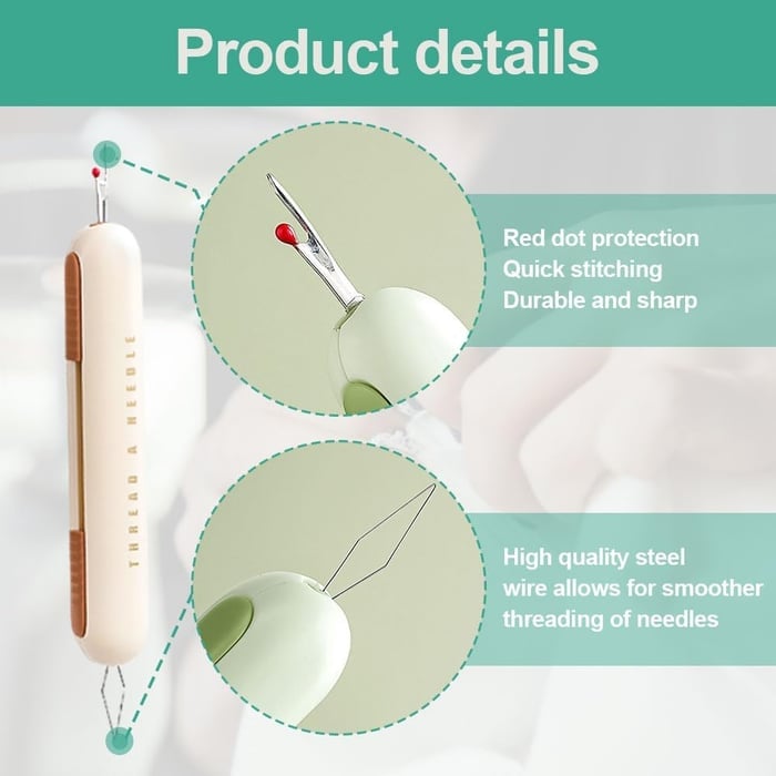 🔥Last Day Promotion - 49% OFF🎁New Multi-functional Needle Threader Seam Ripper