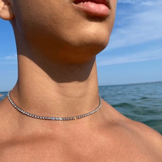 🔥Clear Stock Last Day 48% OFF 💥"Crystal' Tennis Necklace + Free Bracelet