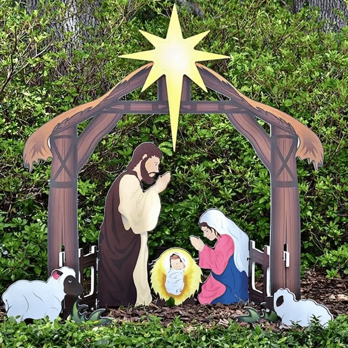 🔥LAST DAY 70% OFF 🔥Jesus Nativity Scene Sign