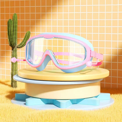 🎉Last Day Promotion 54% OFF-🔥HD children's large frame waterproof and anti-fog swimming goggles
