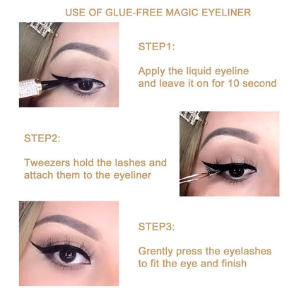 🔥 New Self-adhesive Eyeliner Eyelash Glue Pencil