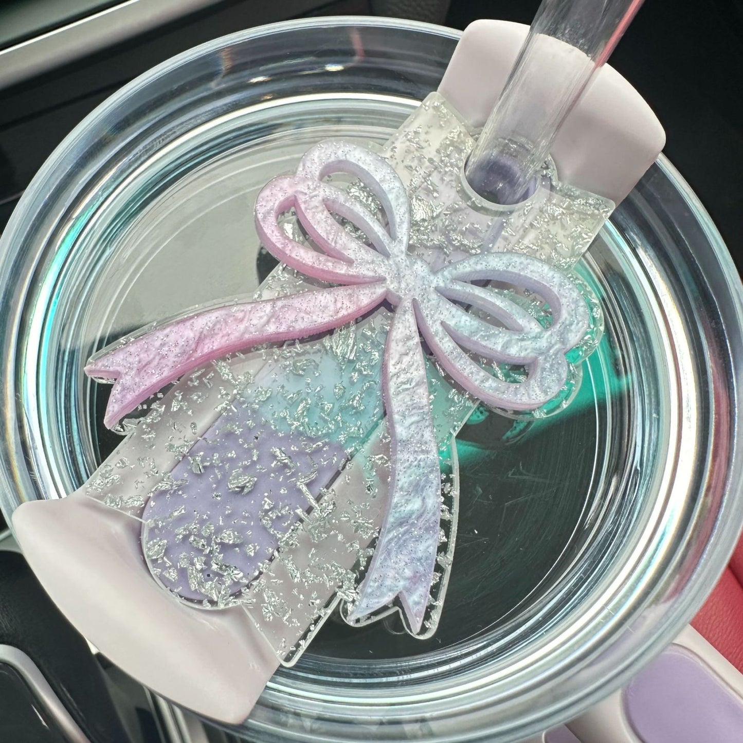 🦋Acrylic Cup Plate Accessory🎀