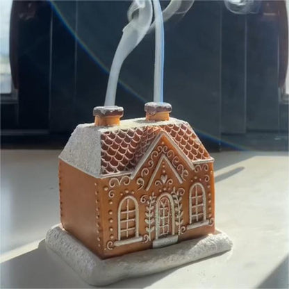 🔥HOT SALE 49% OFF🔥Gingerbread House Incense Cone Burner