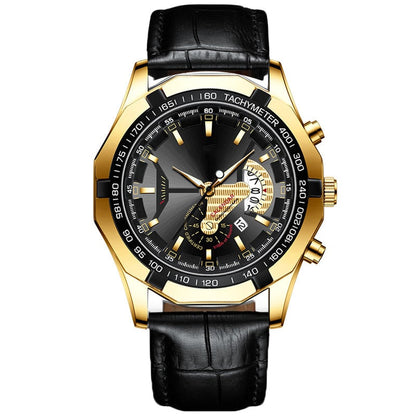 ⌚47 mm multifunctional quartz watch for men✨