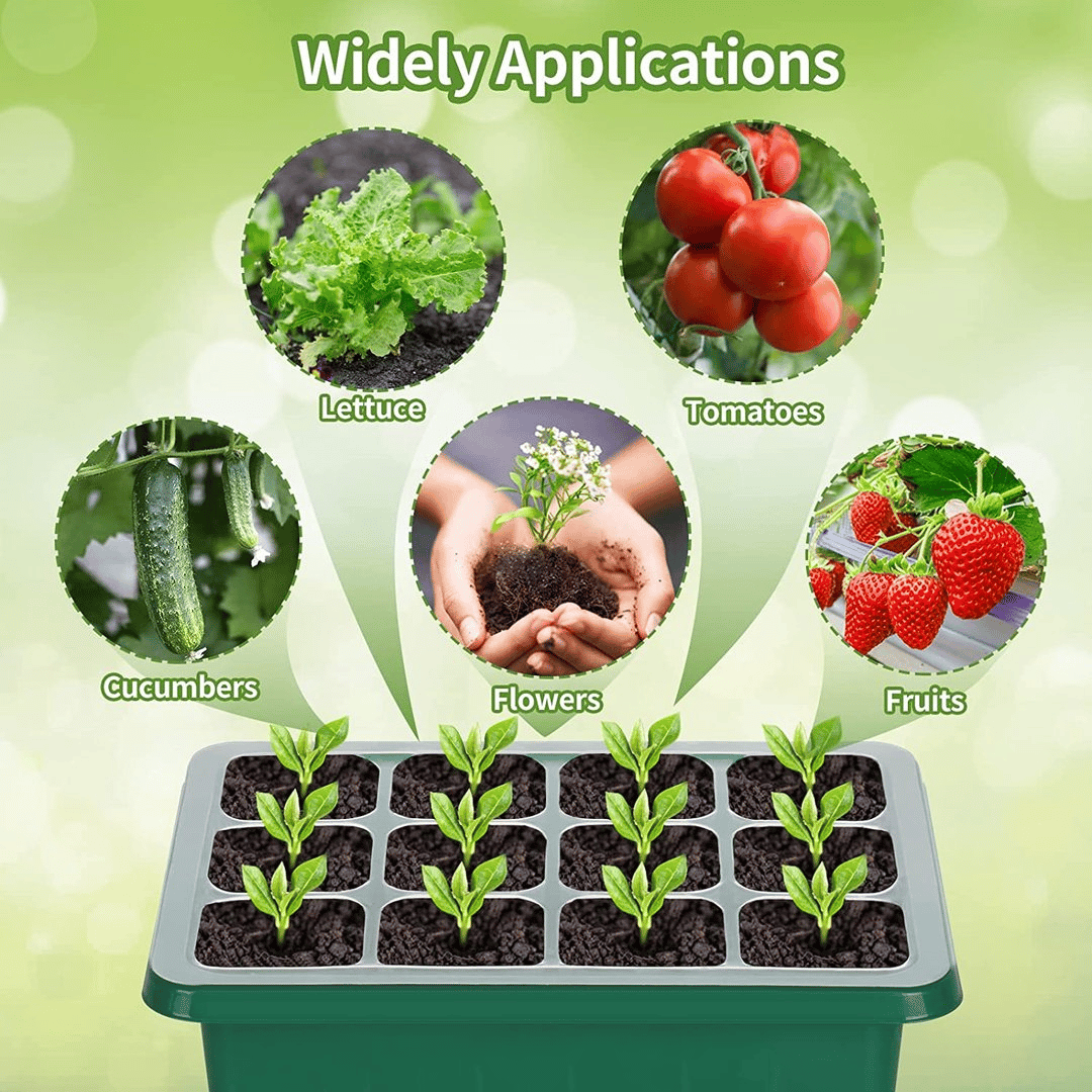 ✨LAST DAY 49% OFF🔥Adjustable Humidity Seed Starter Trays