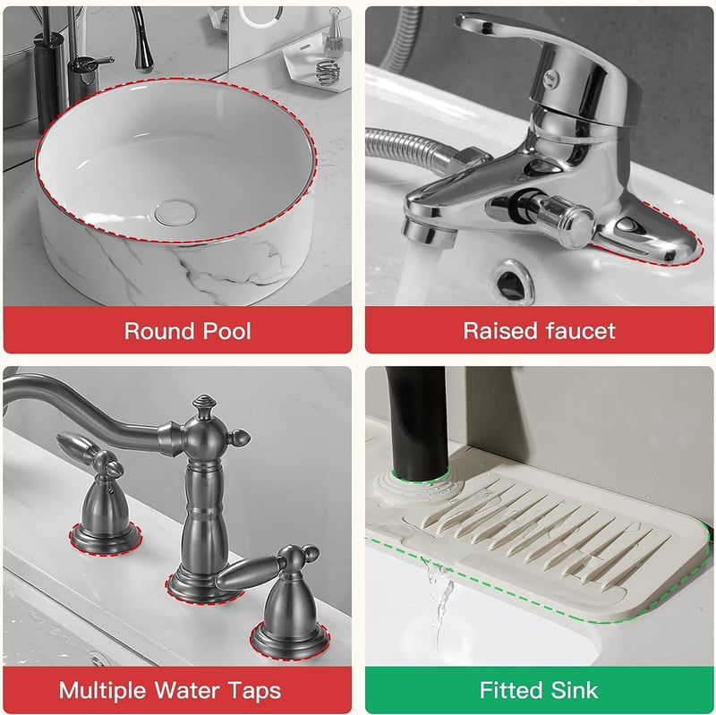 🔥Sink Splash Guards with Beveled Angles