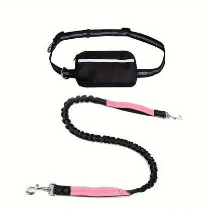 🔥Mother's Day Sale -Hands Free Dog Leash with Zipper Pouch