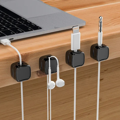 🔥BUY MORE SAVE MORE—Magnetic Cord Organizer, Easy Secure Adhesive Cable Management