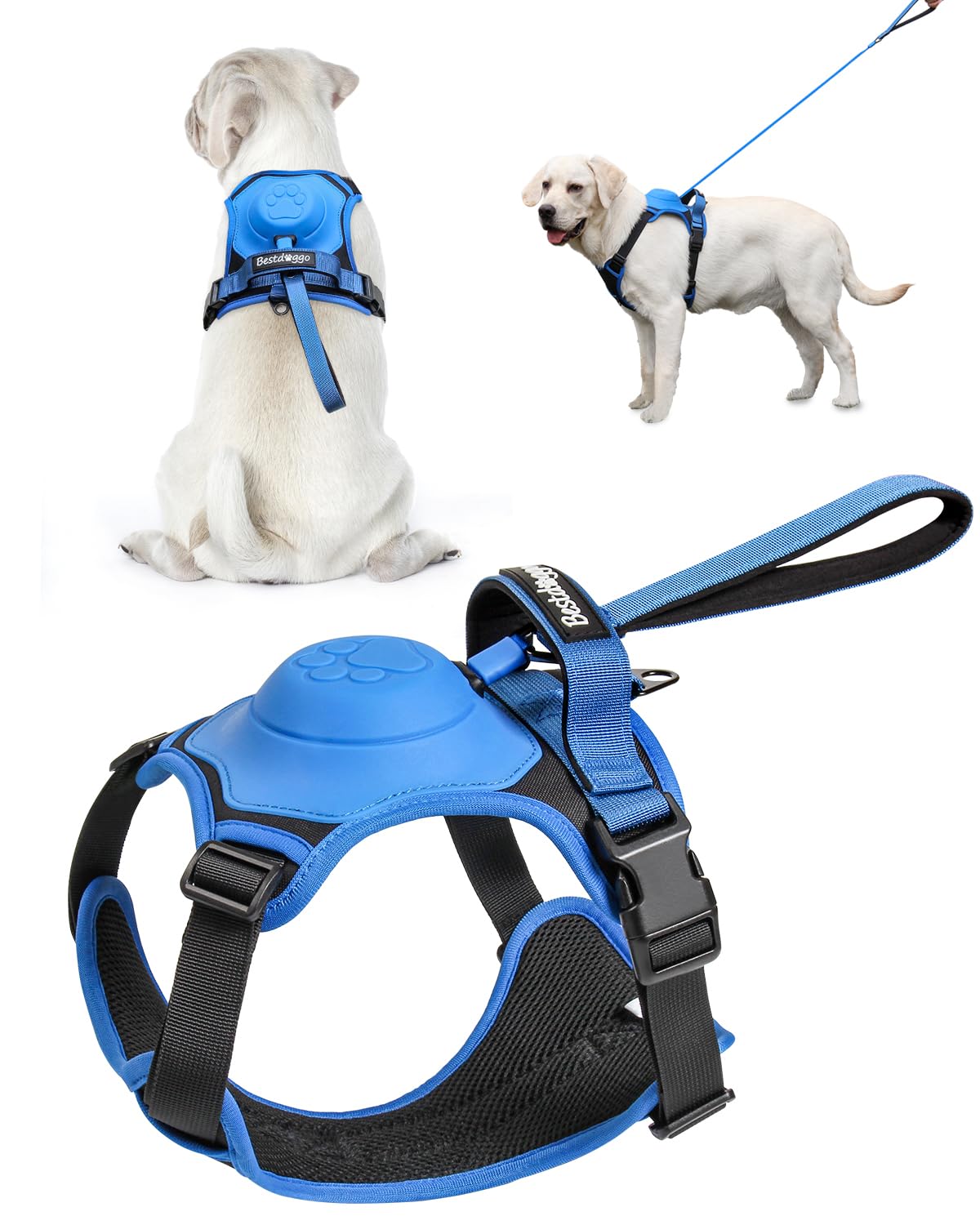 SUMMER HOT SALE - Dog Harness and Retractable Leash Set All-in-One