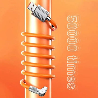 📱LAST DAY 40% OFF⚡180° rotating fast charging cable with light