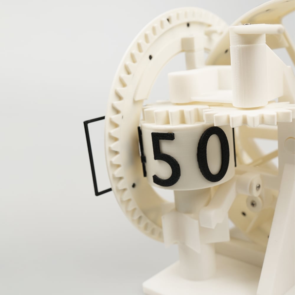 🕰️ 3D Printed Three-Axis Electric Clock: The Perfect Fusion of Precise Timekeeping and Artistic Aesthetics ✨