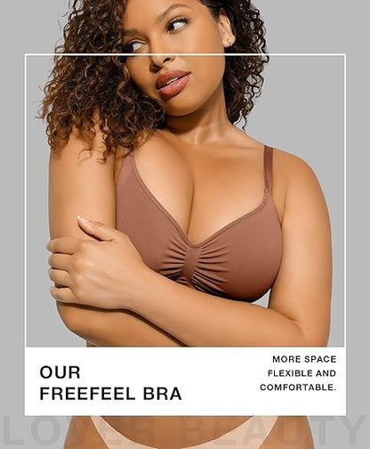 🔥Last day 60% OFF - 💖Women's Wireless Sculpt Bra Comfort Bralettes No Underwire Unlined Cami Bra