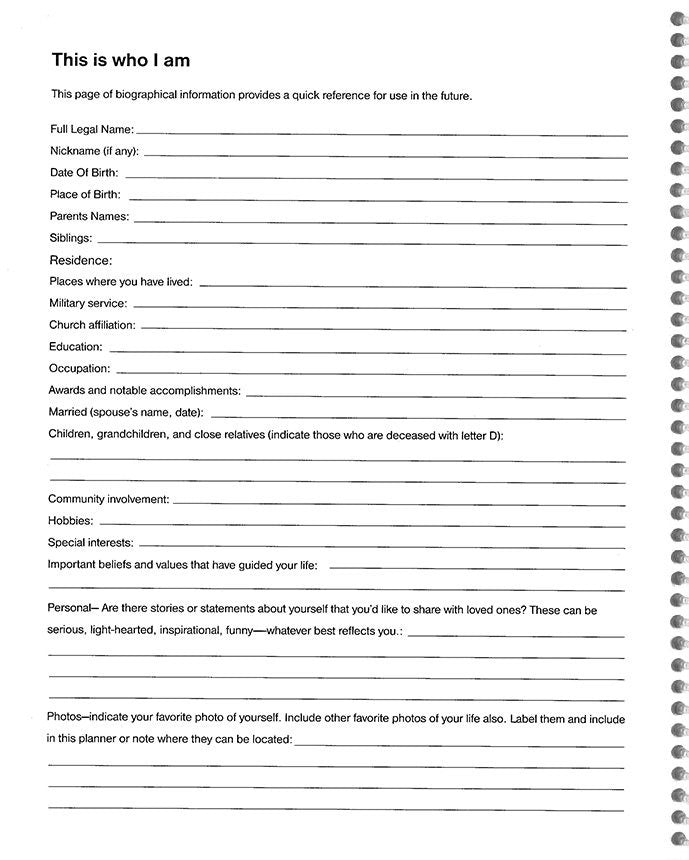 Putting Things In Order Organiser