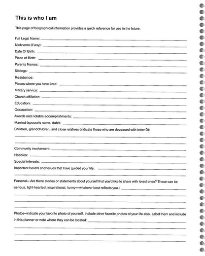 Putting Things In Order Organiser