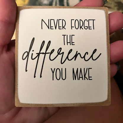 Thank you gift desk decor
