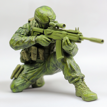 Rifle Soldier Figurine