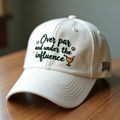 ⛳ Funny Golf Trucker Hat – Over Par and Under the Influence