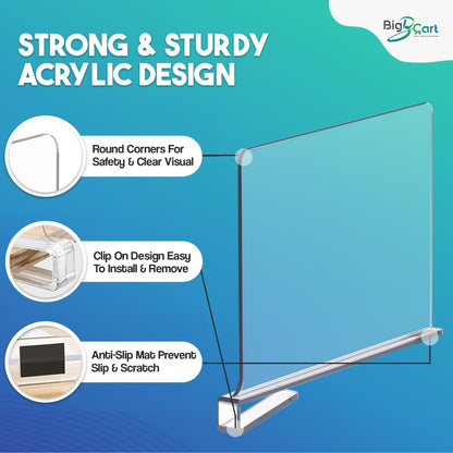 Acrylic Shelf Dividers for Closet Organization