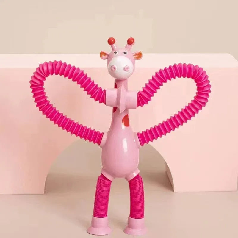 🔥🔥LAST DAY BIG SALE--Telescopic suction cup giraffe toy