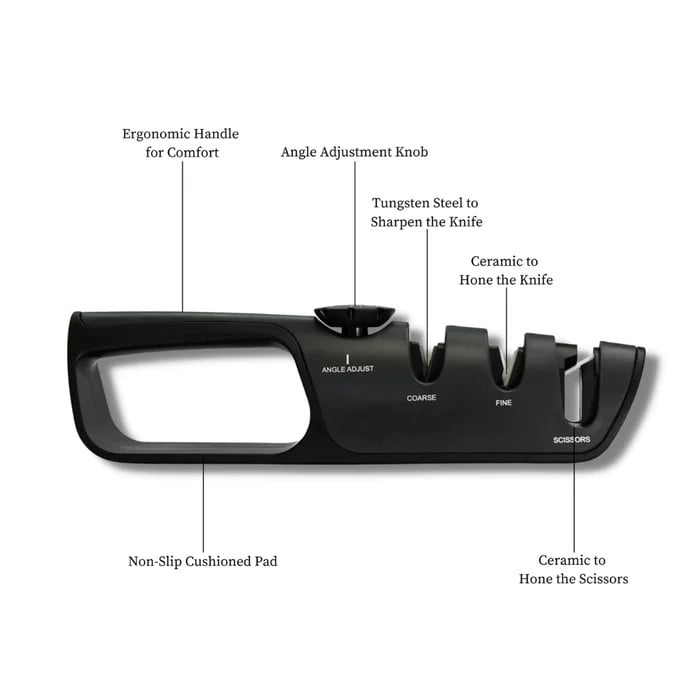 🎁Angle-Adjustable Knife Sharpener