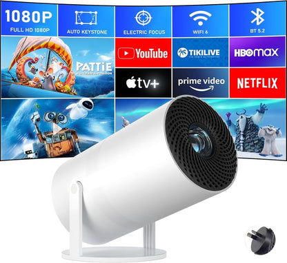 🎥✨Portable 2.4G/5G Wifi Smart Projector – 4K Home Cinema & Outdoor 1080P HD Projector