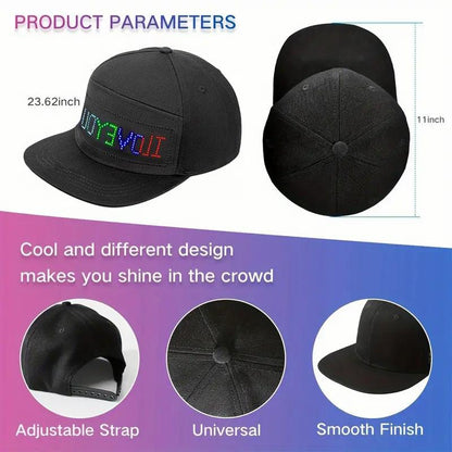 Personalized LED Display Cap