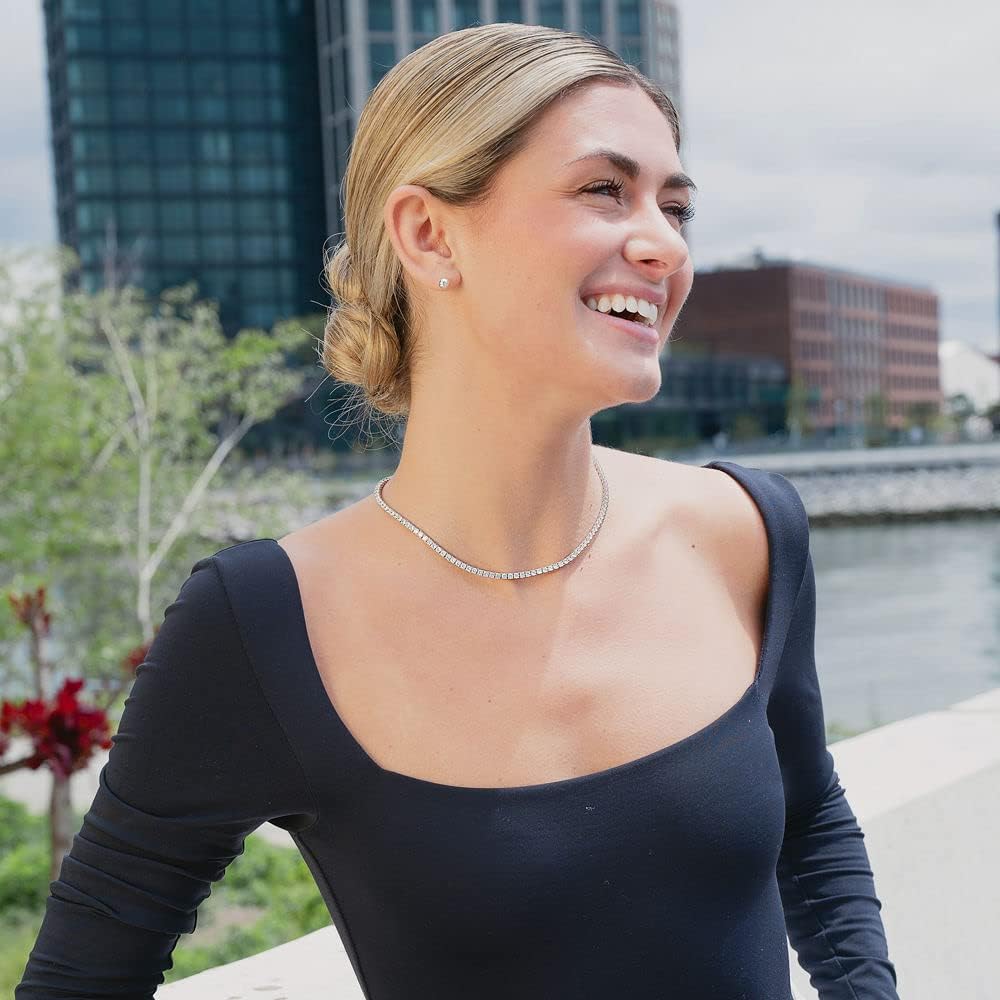 🔥Clear Stock Last Day 48% OFF 💥"Crystal' Tennis Necklace + Free Bracelet