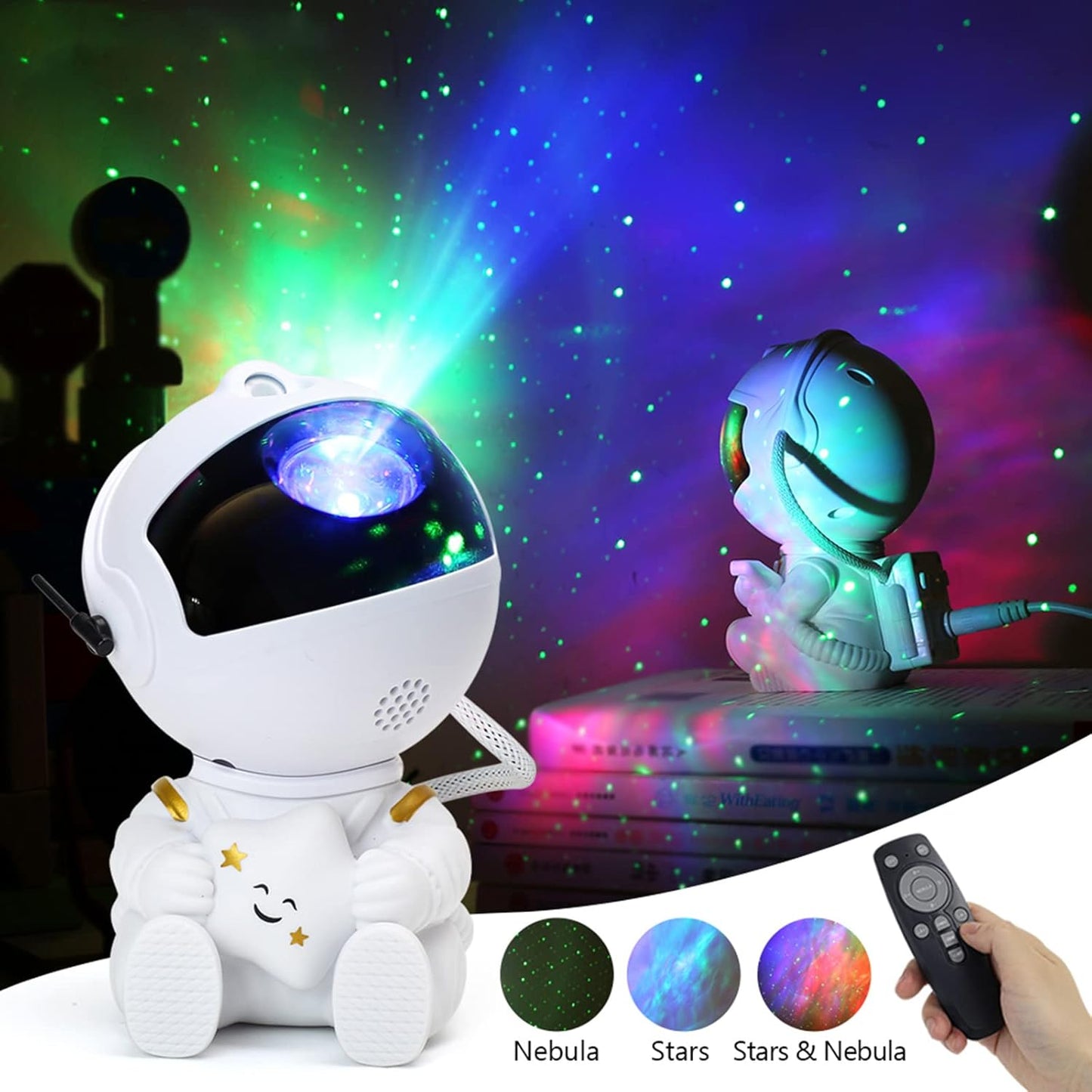❤️‍🔥HOT SALE 49% OFF❤️‍🔥Astronaut nebula nightlight