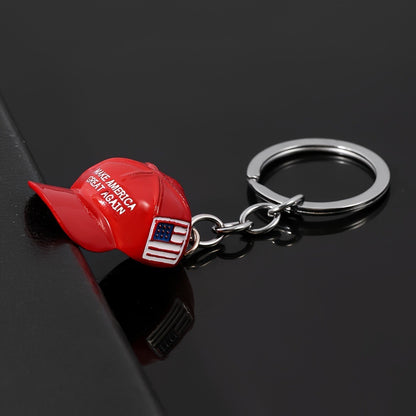 🦅"Make America Great Again"🗽 - Red Hat Keychain