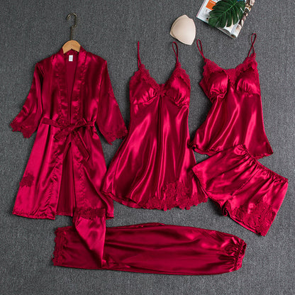 5 PIECES NIGHT DRESS