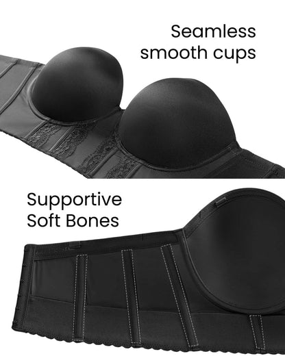 🔥Beat the Heat🔥The Low Back Strapless Bra