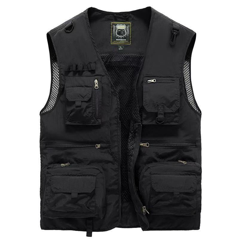 🔥Last day 48% OFF - 😍Breathable Mesh Zip Cargo Vest