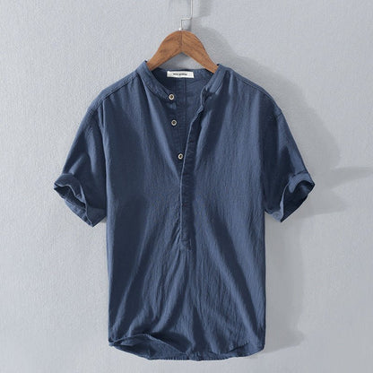 🔥 Men's New Linen Casual Short Sleeve Shirt
