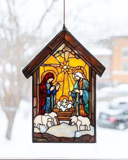 🎉Nativity Scene Suncatcher