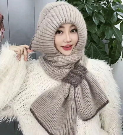 ❄️Hot Sale 49%OFF⛄Integrated Windproof Cap Scarf
