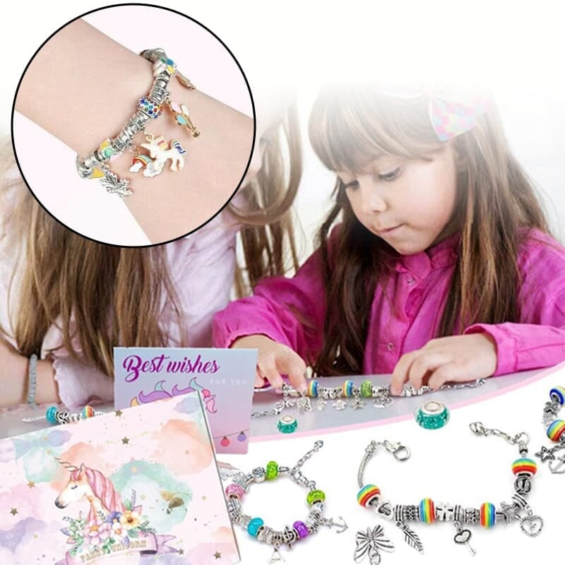 🔥Last 4 hours 57% OFF - ✨Girls Charm Bracelet Making Kit
