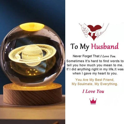 Hot Sale - 3D Planet Crystal Ball-Free Shipping