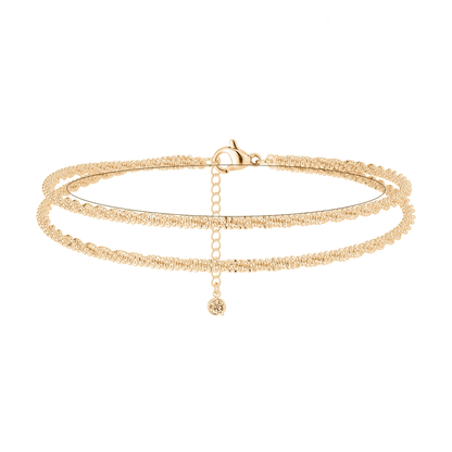 🎁Last Day Promotion 49% OFF🔥Dainty Layered Anklet For Women