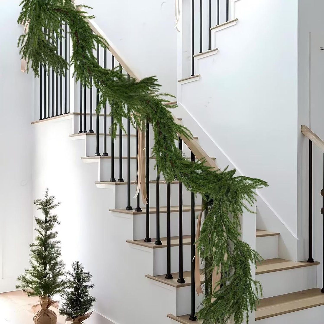 🔥LAST DAY 50% OFF💥Natural Christmas Greenery - Norfolk Pine Garland🌲