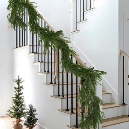🔥LAST DAY 50% OFF💥Natural Christmas Greenery - Norfolk Pine Garland🌲