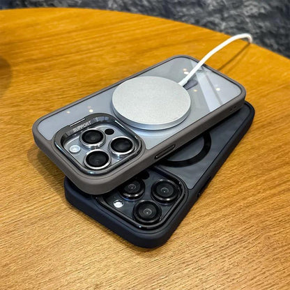 🔥New In Phone Case for iPhone 16 Series - Invisible Camera Lens Holder Magnetic Case for iPhone